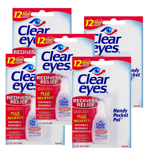 Clear Eyes® Redness Relief, 5-pack - ClearEyesKungen