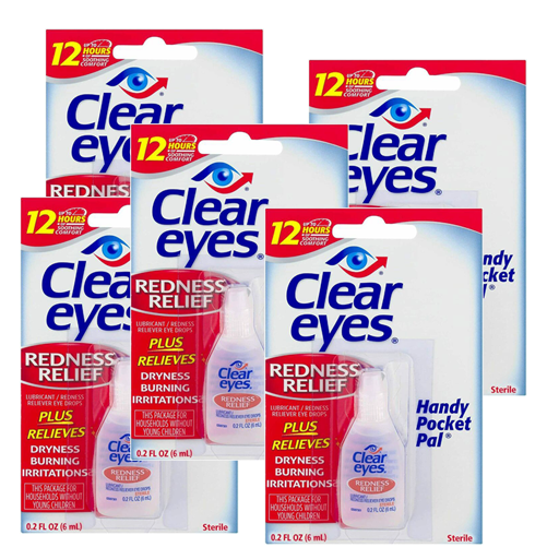 Clear Eyes® Redness Relief, 5-pack