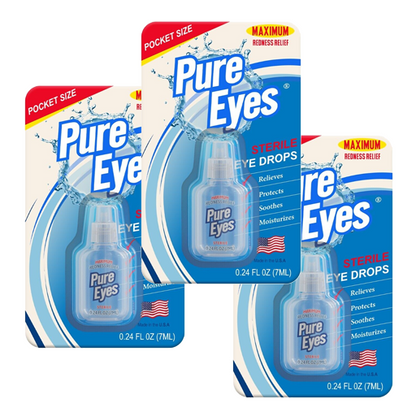Pure Eyes® Maximum Redness Relief, 3-pack